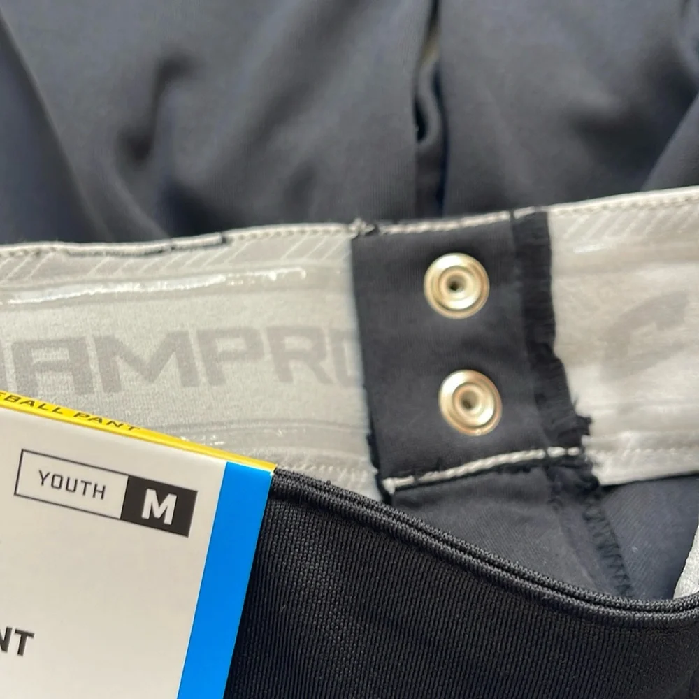 Champro‎ Youth Triple Crown 2.0 Black Knicker Baseball Pants Medium